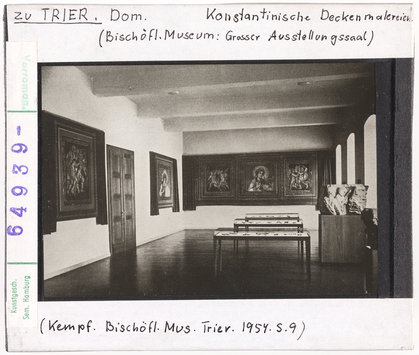 Vorschaubild Trier, Dom: Konstantinische Deckenmalerei, bischöfliches Museum, grosser Ausstellungssaal 